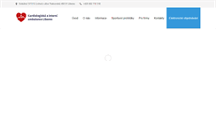 Desktop Screenshot of kardio-liberec.cz